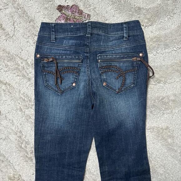 Y2K Vintage Code of Ethics Low Rise Bell Bottoms NWT - Picture 6 of 7